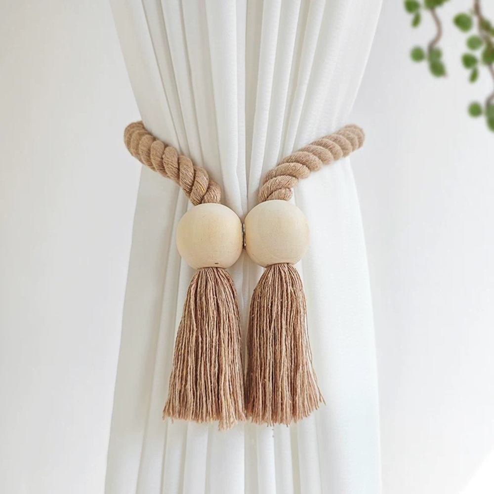 Beaded Trim Fringe - 1 szt. Prosty pasek do zasłon