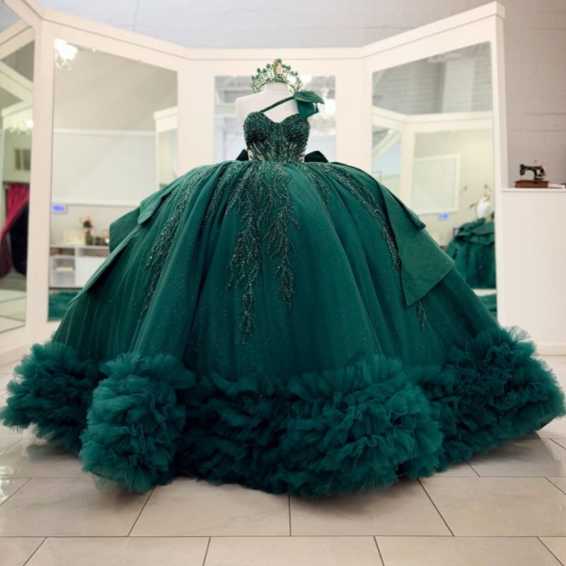 Tassel Fringe Trim - EVLAST Sukienka Quinceanera w meksykańskim stylu,