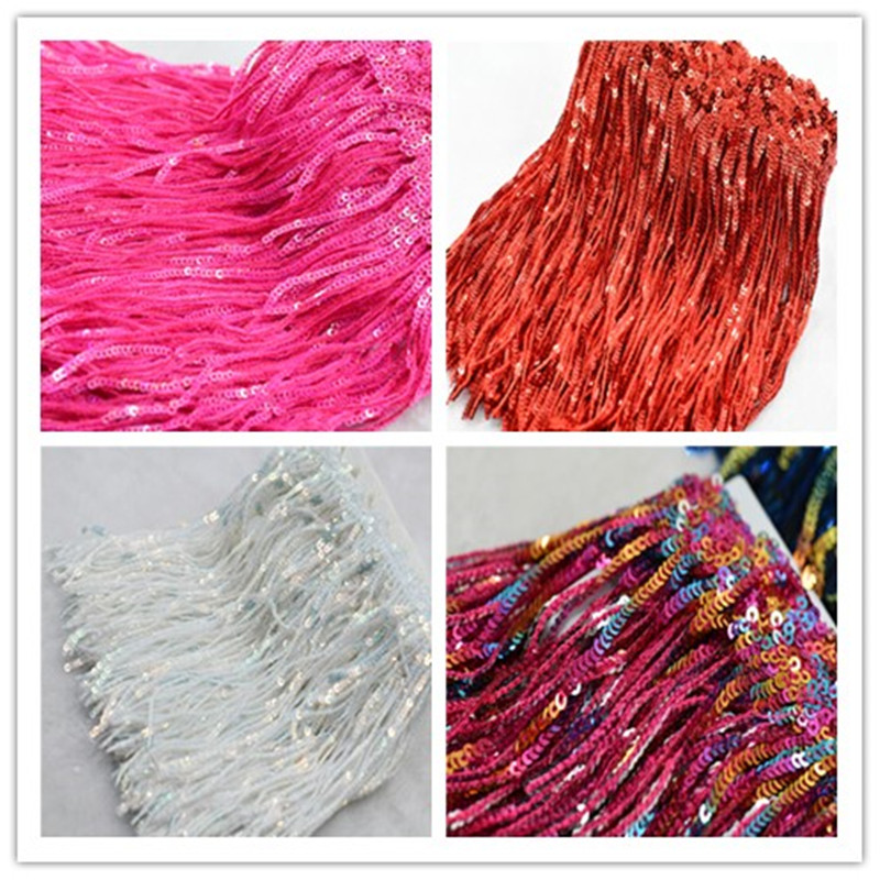 Tassel Fringe Trim - 17cm Laser Tassel Fringe wykończenia koronkowe