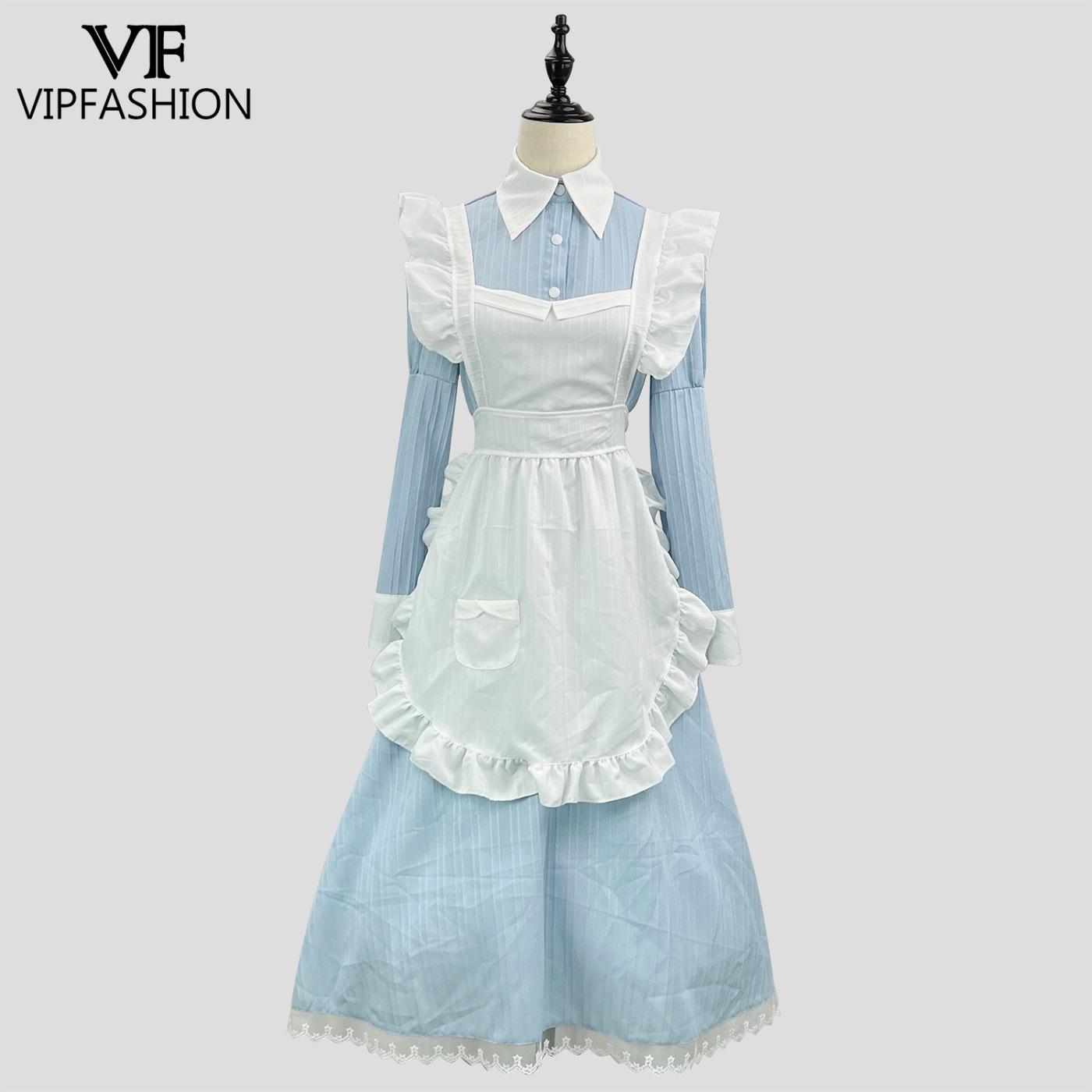 Embellish Knit - VIP FASHION Sukienka Wiktoriańska Pokojówka Lolita