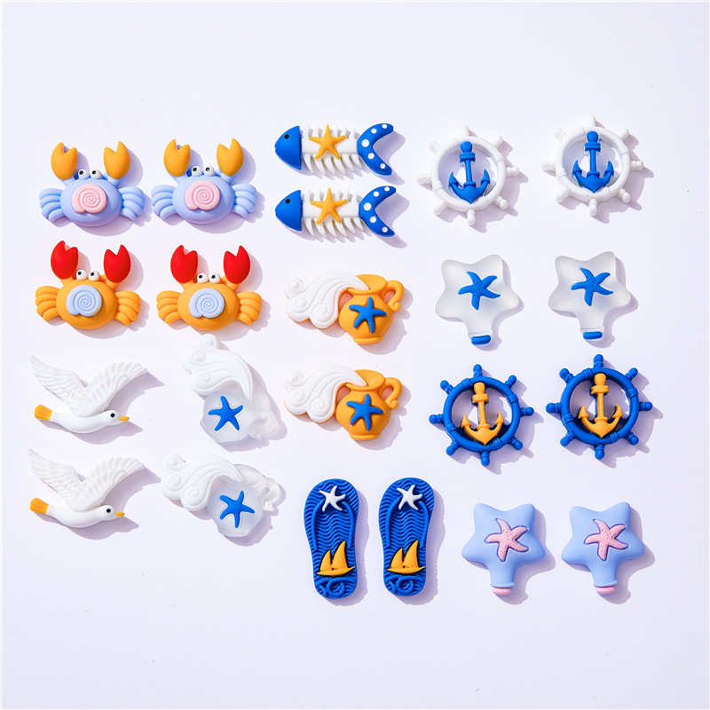 Christmas Craft Embellishment - 10szt Marine Beach Style Crab Float