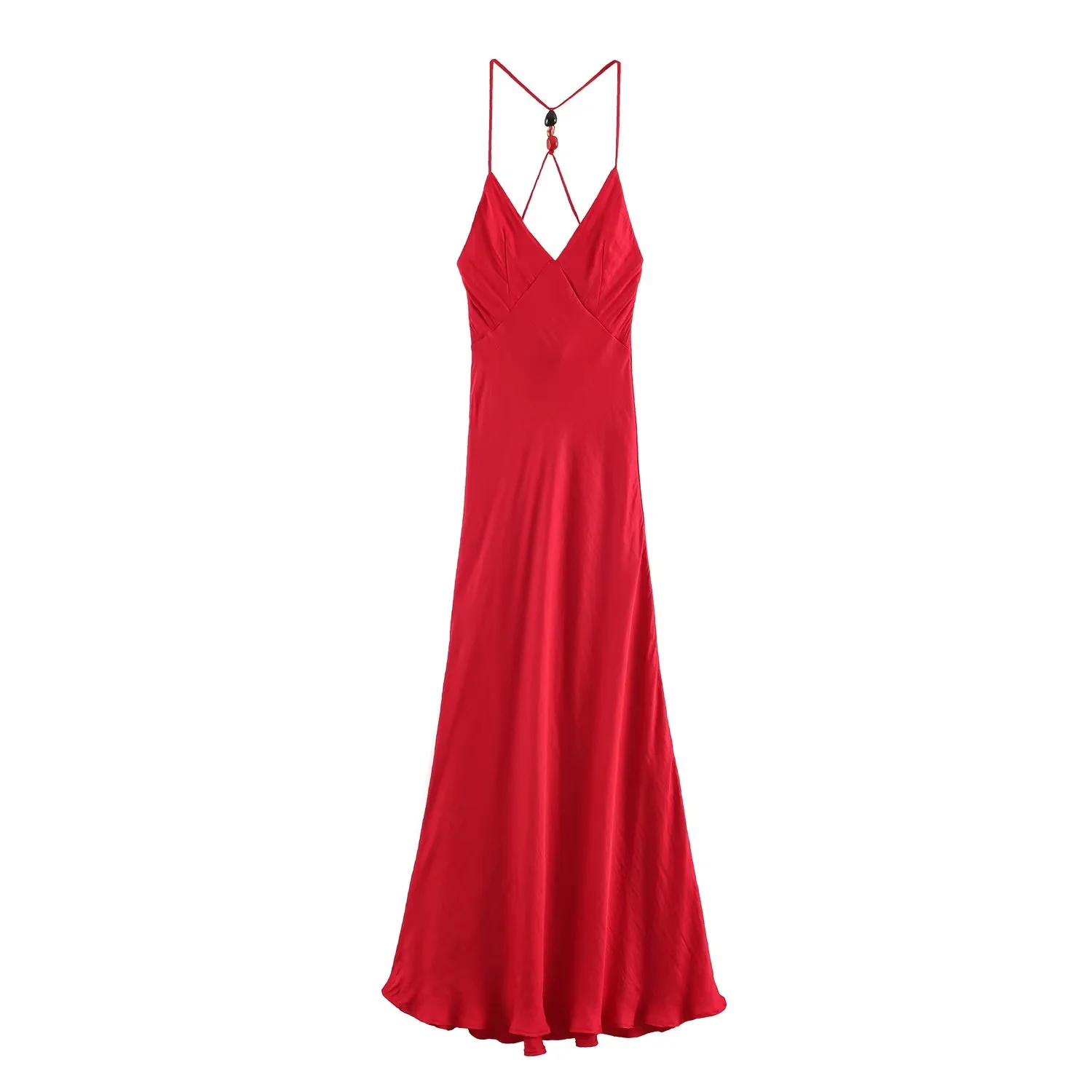 Sukienka damska satynowa na ra – Tassel Fringe Trim recenzja i cena