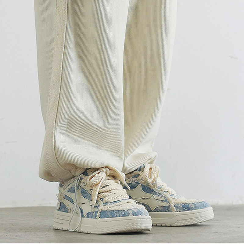 Białe buty do skateboardingu d – Tassel Fringe Trim recenzja i cena