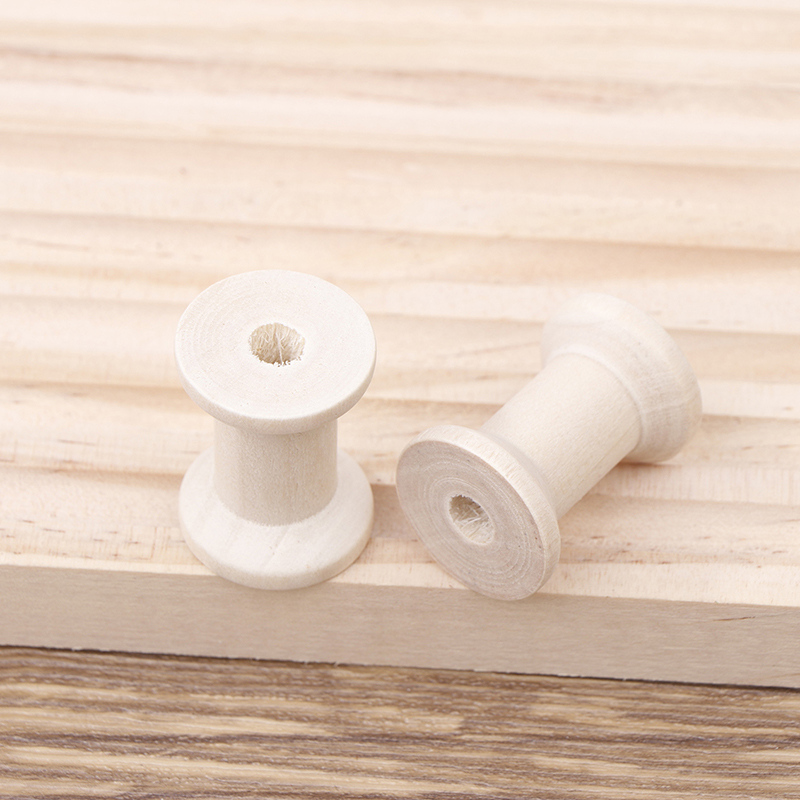 10 sztuk Vintage drewniane szp – Organza Ribbon Spool recenzja i cena