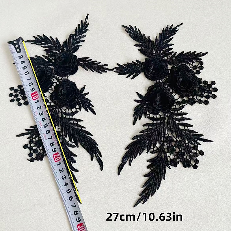 2 sztuki/1 para haftowanych ap – Applique Patch Flower recenzja i cena