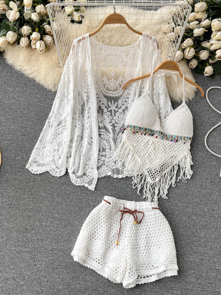 Letni Nowy Zestaw Wakacyjny Da – Tassel Fringe Trim recenzja i cena