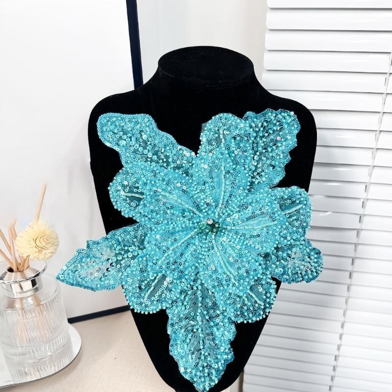 39BD Cekinowa aplikacja kwiato – Applique Patch Flower recenzja i cena