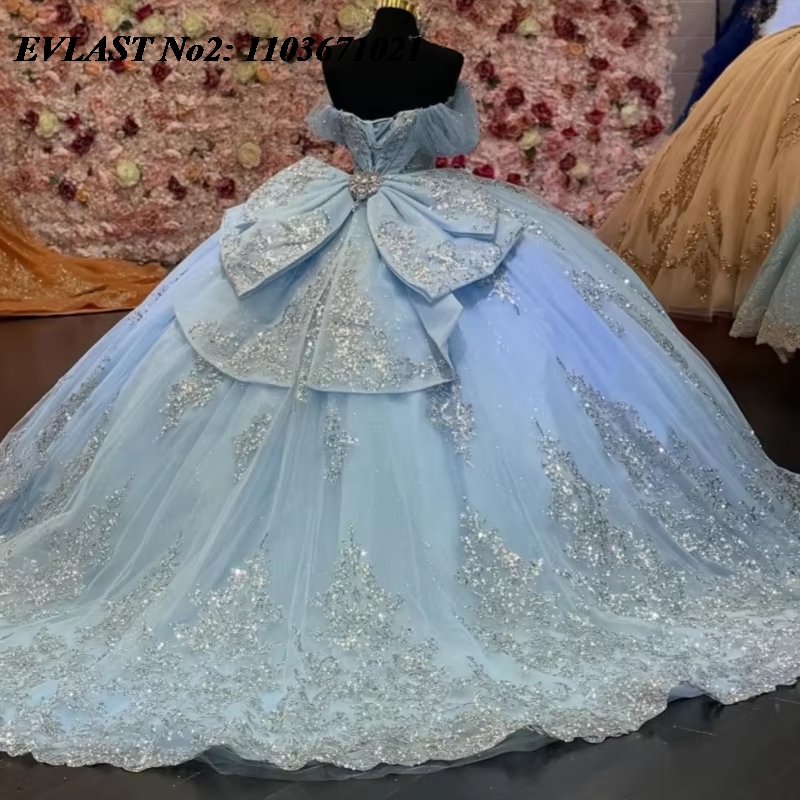 EVLAST Sukienka na Quinceañerę – Tassel Fringe Trim recenzja i cena