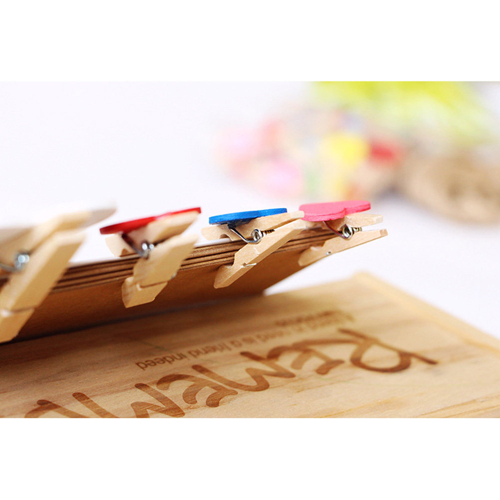 50 szt. Mini drewnianych klips – Christmas Craft Embellishment recenzja i cena