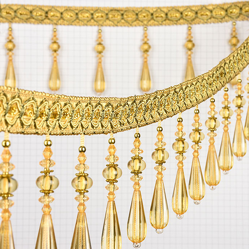 100cm kryształowe wiszące kora – Beaded Trim Fringe recenzja i cena