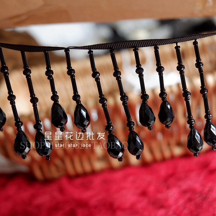 6cm wisiorek z kryształkiem w  – Beaded Trim Fringe recenzja i cena