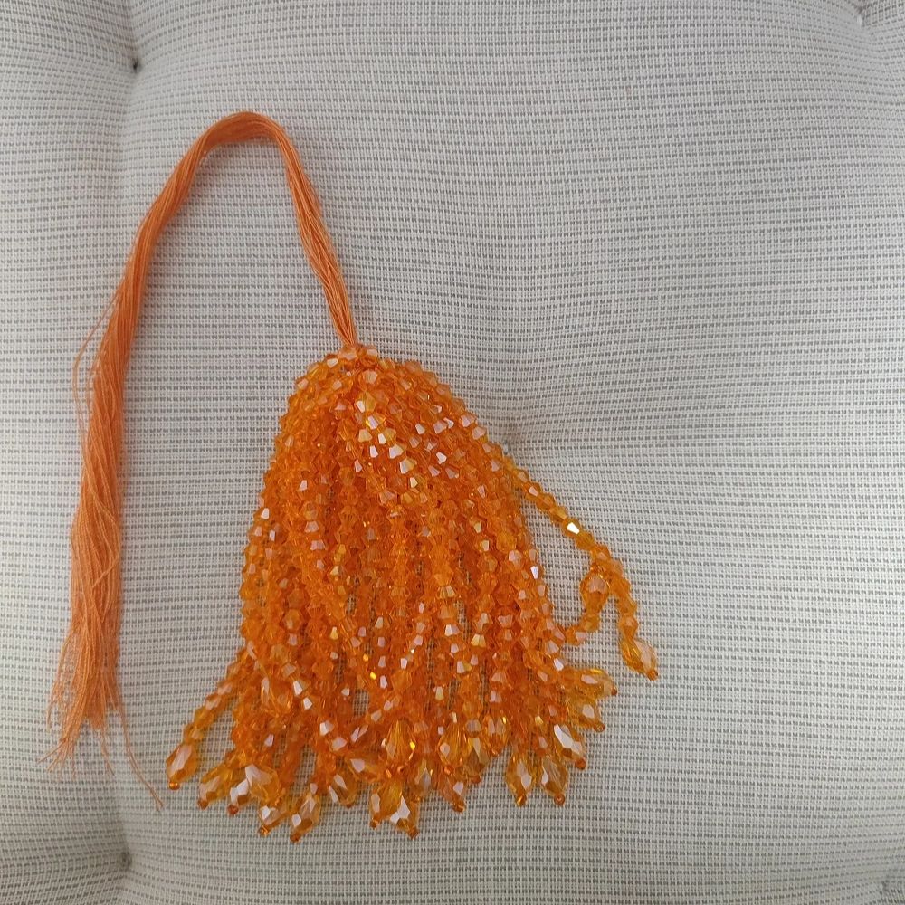 Koraliki kryształowe pojedyncz – Beaded Trim Fringe recenzja i cena