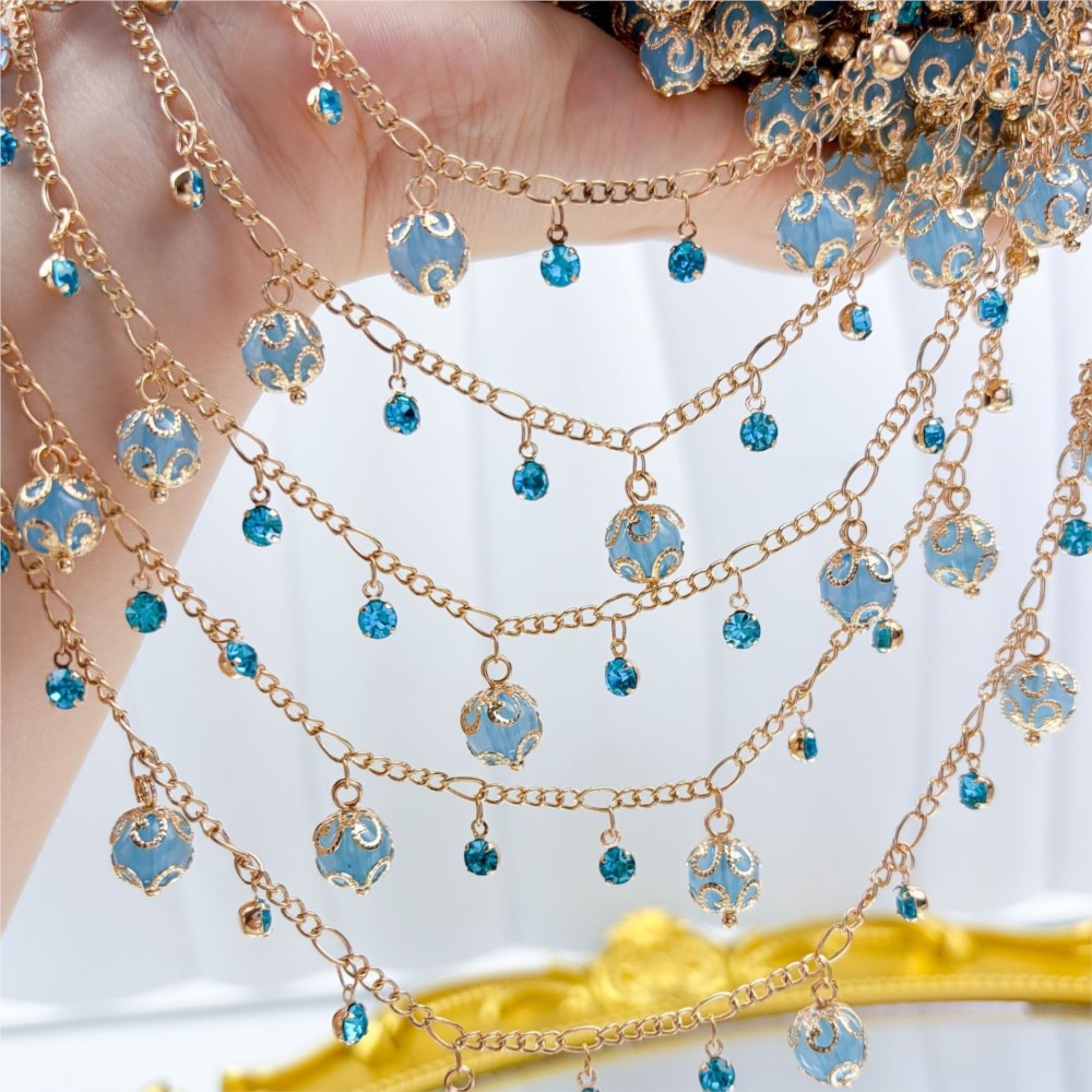 0,5 metra/1 metr szklanych kor – Pearl Trim Chain recenzja i cena