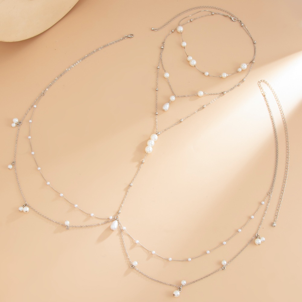 Wielowarstwowy naszyjnik z imi – Pearl Trim Chain recenzja i cena